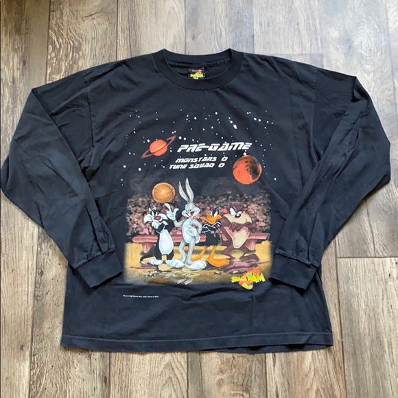 Warner Bros. Other - Rare 96 Space Jam LS Shirt